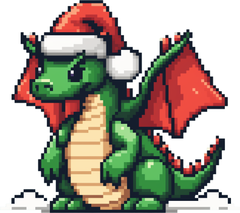 Pixel dragon